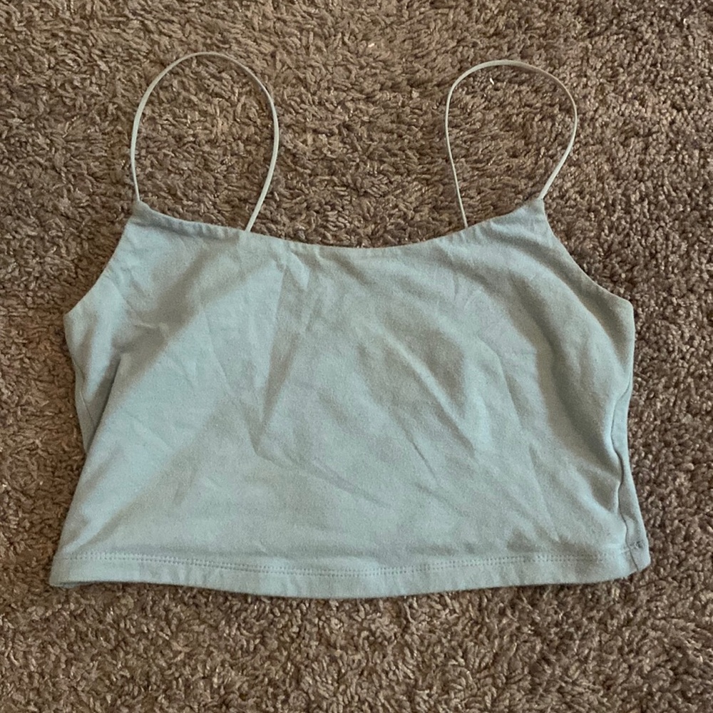 Adorable baby blue tank top size m